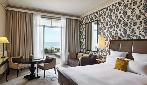 Deluxe Room, 1 King Bed, Terrace, Sea View