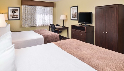 Standard Room, 2 Queen Beds, Non Smoking, Refrigerator & Microwave (Larger Room)