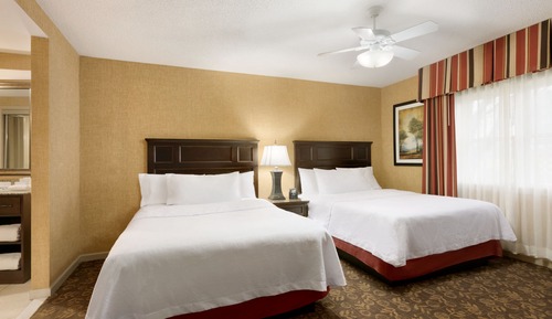 Suite, 2 Queen Beds, Accessible (Roll-In Shower)