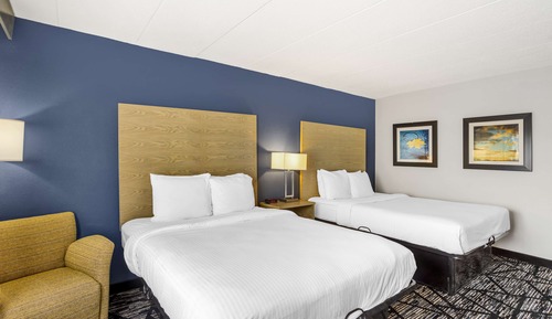 Standard Room, 2 Queen Beds, Non Smoking, Refrigerator & Microwave