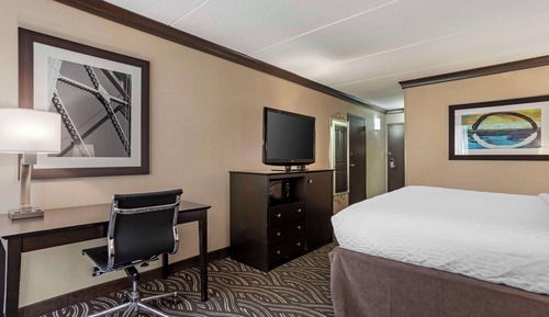 Standard Room, 1 King Bed, Refrigerator & Microwave, Courtyard Area