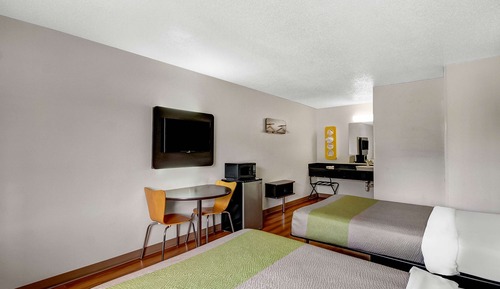Deluxe Room, 2 Double Beds, Non Smoking, Refrigerator & Microwave