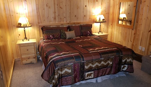 Fireplace Suite 1 king, 1 queen, and 1 sofa bed
