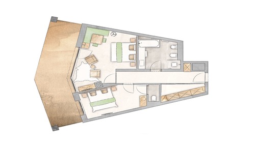 Country house wellness suite