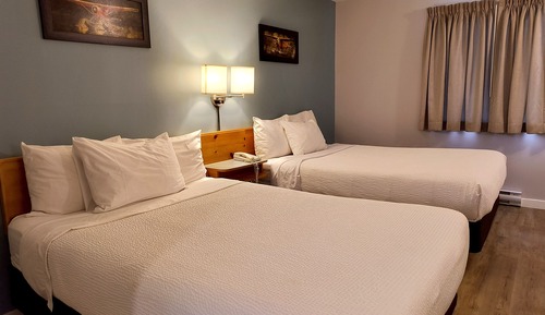 Basic Double Room, 2 Double Beds, Kitchenette