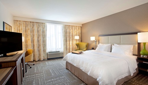 1 King Bed ,Mobility Accessible Room with Roll In Shower
