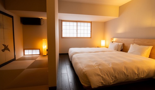 MASU: "Machiya" Two-Storey Suite with Separate Tatami Room and Courtyard, 72sqm, Non-Smoking