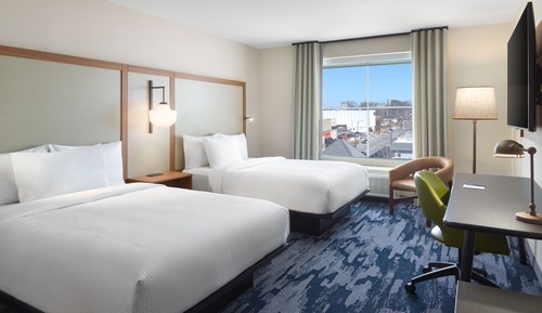 Room, 2 Queen Beds, City View (Mobility Accessible, Tub)
