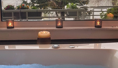 Panoramic Suite Sea View with Table Fireplace & Indoor Jetted Tub