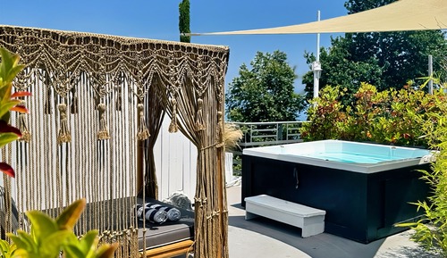 Aegean Spa Suite Sea View with Private Sauna & Rooftop Outdoor Jetted Tub