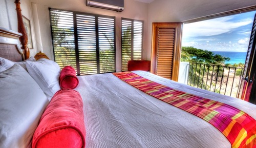 Romantic Room, 1 King Bed, Ocean View (Caribbean Rooms - King)