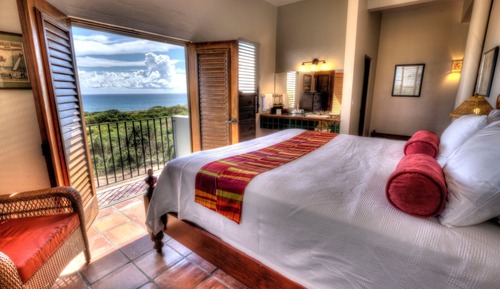 Romantic Room, 1 King Bed, Ocean View (Caribbean Rooms - King)