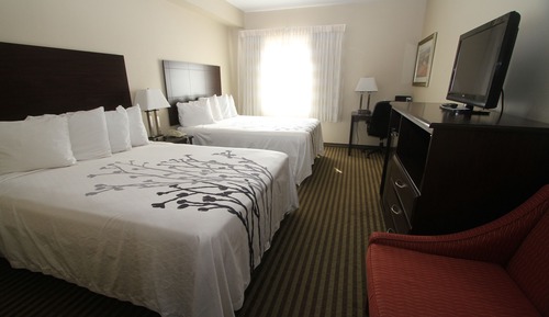 Room, 2 Queen Beds, Non Smoking, Refrigerator & Microwave