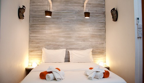 Economy Double Room, Terrace, Garden View