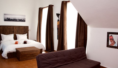 Triple Room, Terrace, Garden View