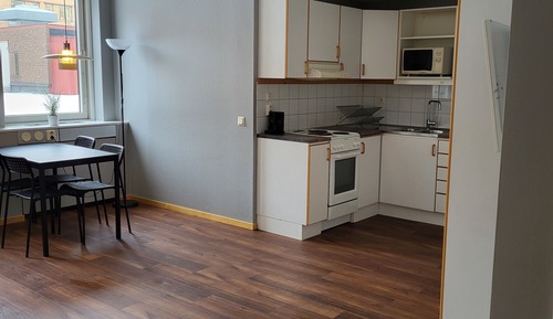 Apartment 1 room, 2 single beds (90cm)