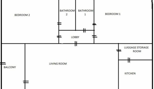Apartment, 2 Bedrooms, Kitchen, Ground Floor