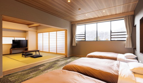 Superior Japanese-Western-Style Triple Room - Indoor Bath - Non-Smoking