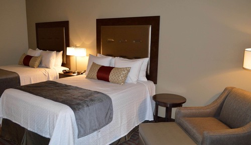 Standard Room, 2 Queen Beds, Non Smoking, Refrigerator & Microwave