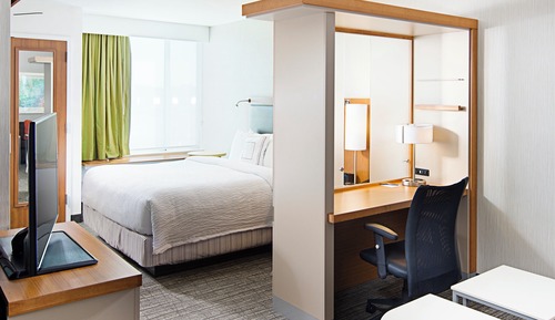 Studio, 1 King Bed with Sofa bed (Hearing Accessible)