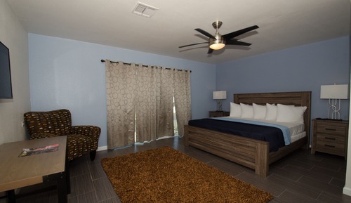 Exclusive Suite, 1 King Bed, Patio, Poolside