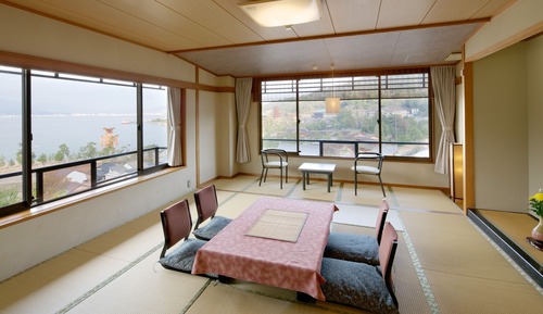Japanese Style Room with Sea View, Non Smoking, Economy Kaiseki Course Meal