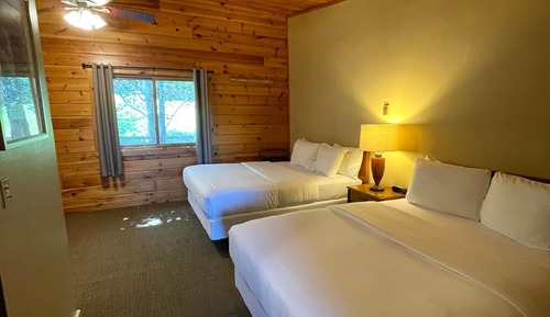 Basic Double Room, 2 Queen Beds, Hill View