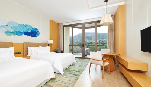 Room, 2 Double Beds, Mountain View