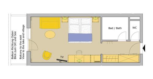 Junior Suite with Balcony and Lake View