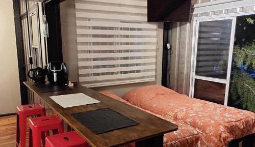 Studio with Pool View