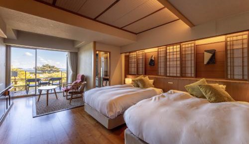 Twin Room with Open-Air Bath - Non-Smoking