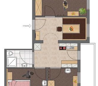 Three-Bedroom Apartment