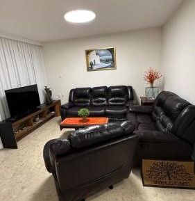 Three-Bedroom Apartment with Balcony