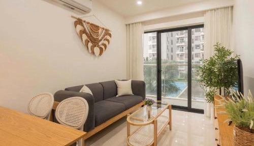 Two-Bedroom Apartment with Pool View
