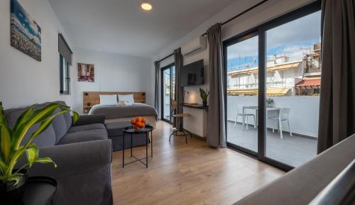 Studio with Balcony