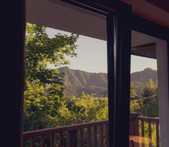 Family Room with Mountain View