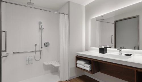 Premium Guest Room with One King Bed, Tub and View - Mobility Accessible