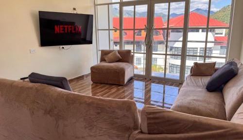 Three-Bedroom Apartment with Mountain View