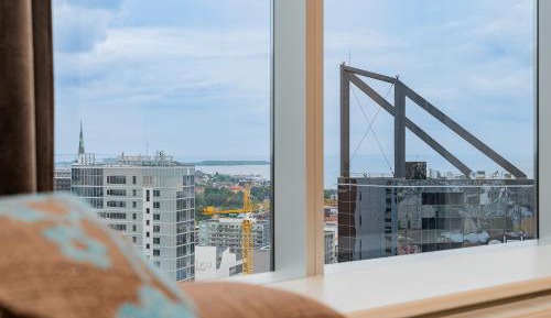 Deluxe One-Bedroom Apartment with City View