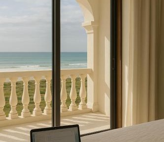 Two-Bedroom Apartment with Balcony and Sea View