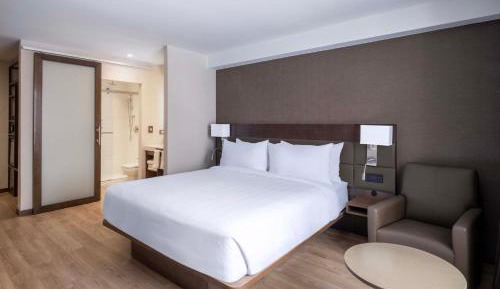 King Room with Transfer Shower - Mobility and Hearing Accessible