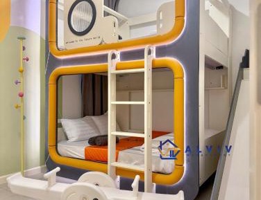 Safari Theme Three-Bedroom Apartment with Kids Playground