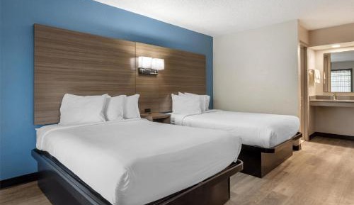 Double Room with Two Double Beds and Kitchenette - Non-Smoking
