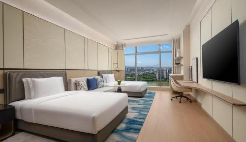 Standard Double Room with Two Double Beds and River View