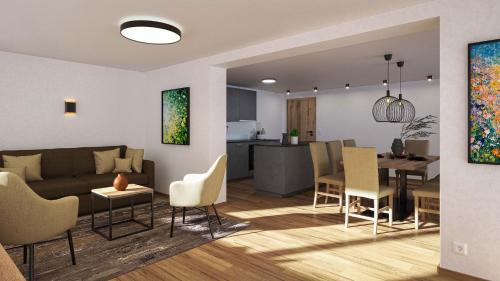 Two-Bedroom Apartment with Mountain View