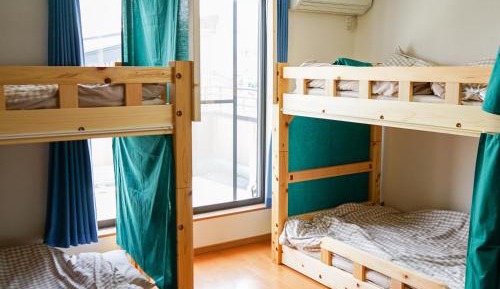 Bunk Bed in Male Dormitory Room 