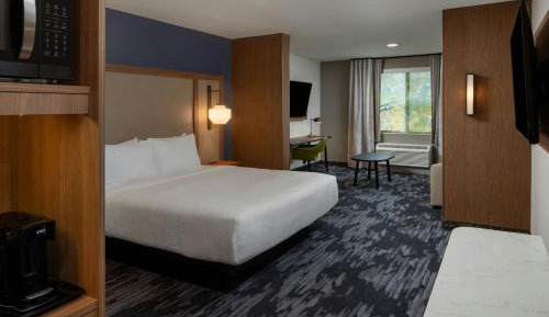 King Suite with Sofa Bed and City View - Mobility Accessible with Tub