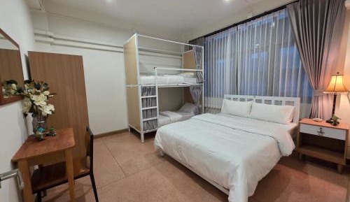 Family Room with Shared Bathroom
