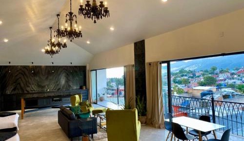 One-Bedroom Apartment with Balcony and Mountain View  
