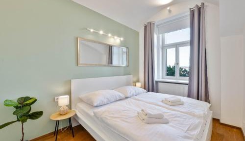 Deluxe One-Bedroom Apartment with City View
